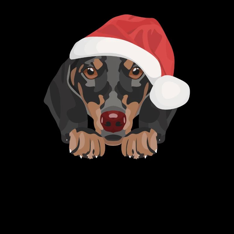 Teckel Joyeux Noël