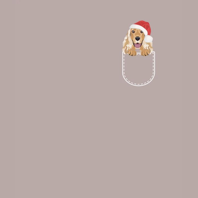 Deutsch Cocker Spaniel Merry Christmas