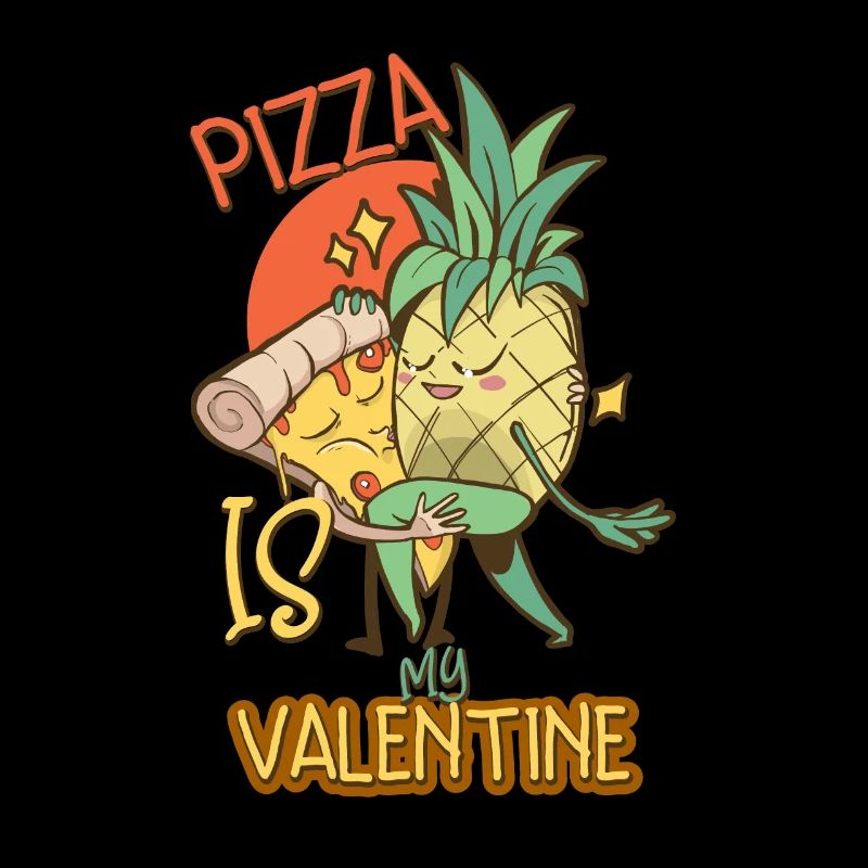La pizza est ma Saint-Valentin