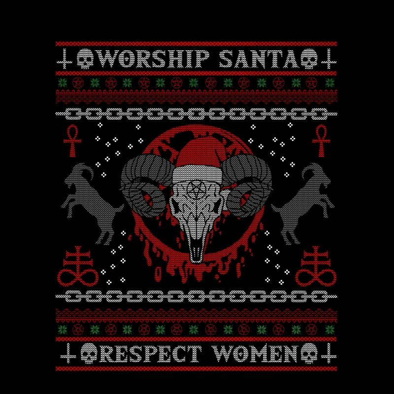 Worship Santa Respect Women I Satanic Devil
