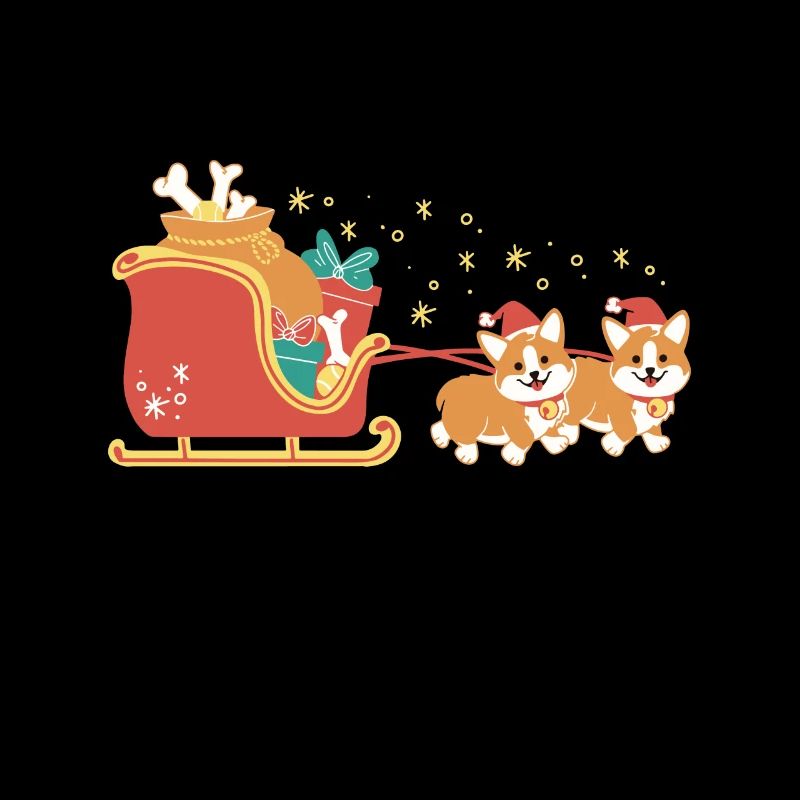 Merry Cormas xmas corgi weihnachten