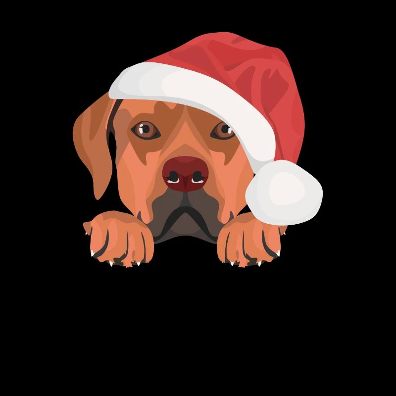 Rhodesian Ridgeback Joyeux Noël