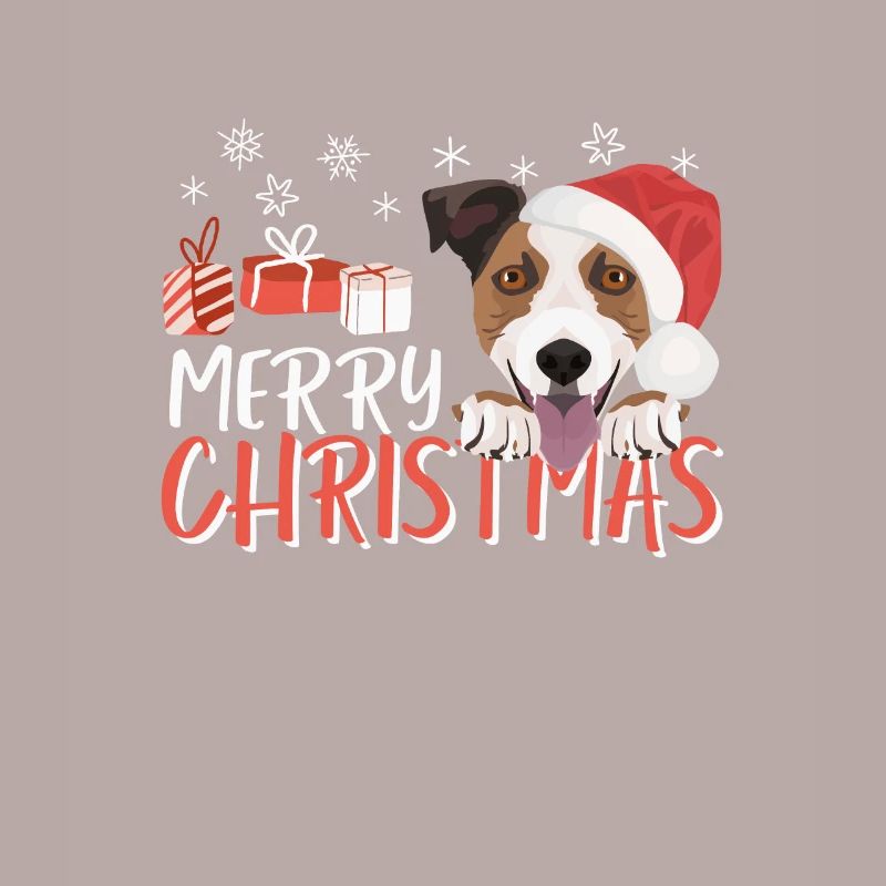 Jack Russell Terrier Joyeux Noël