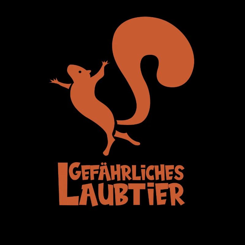 Gefährliches Laubtier Eichhörnchen