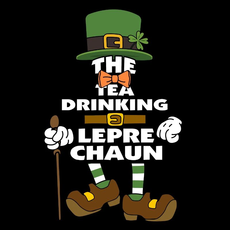 The Tea Drinking Leprechaun St Patrick's Day