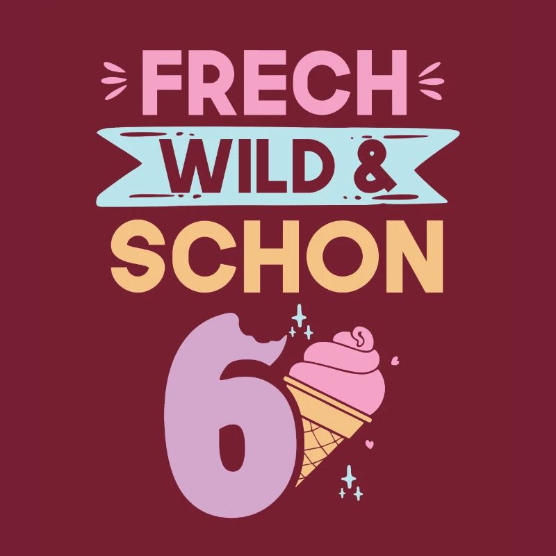 6 Jahre Geburtstag Junge Mädchen Eis essen
