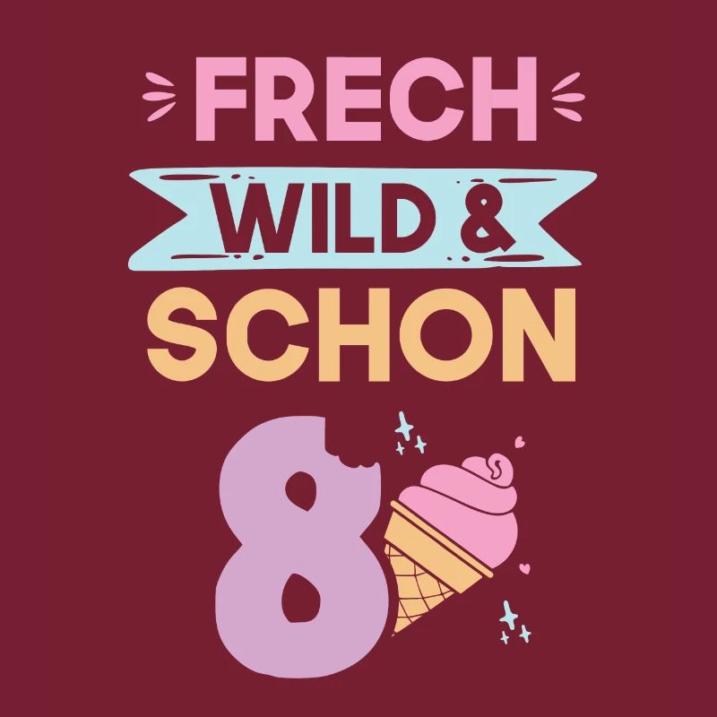8 Jahre Geburtstag Junge Mädchen Eis essen