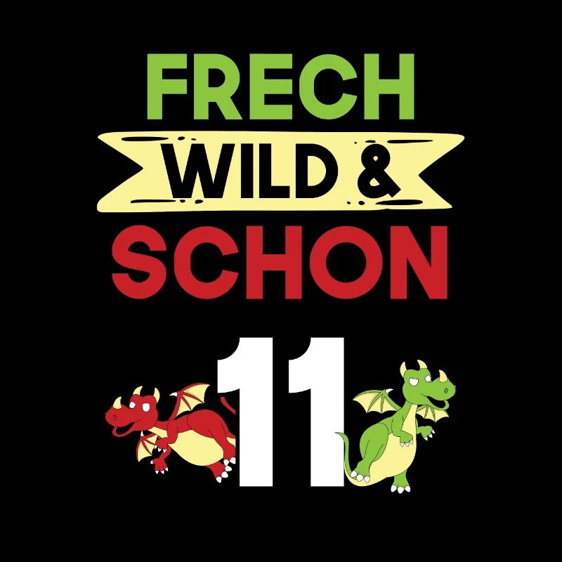 11 Jahre Geburtstag Junge Mädchen Drachen