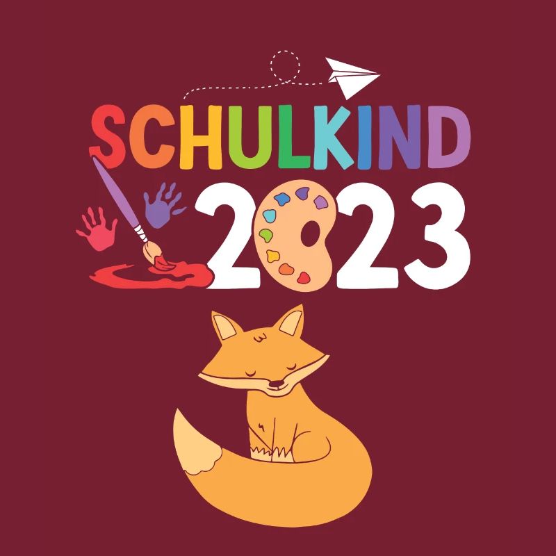 Fuchs Schulanfang Schulkind 2023