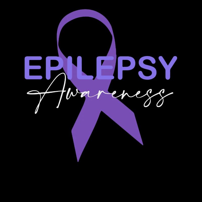 Ruban violet de sensibilisation à l’épilepsie
