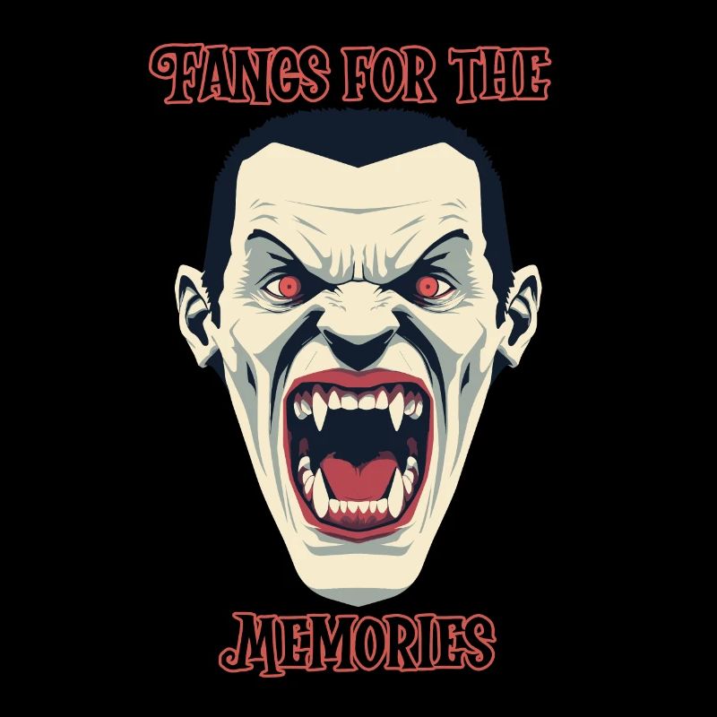 Dracula Vampire baring teeth, Halloween