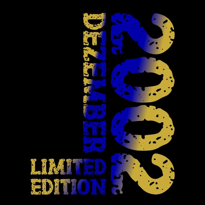 2002 Dezember Limited Edition 21. Geburtstag Deko