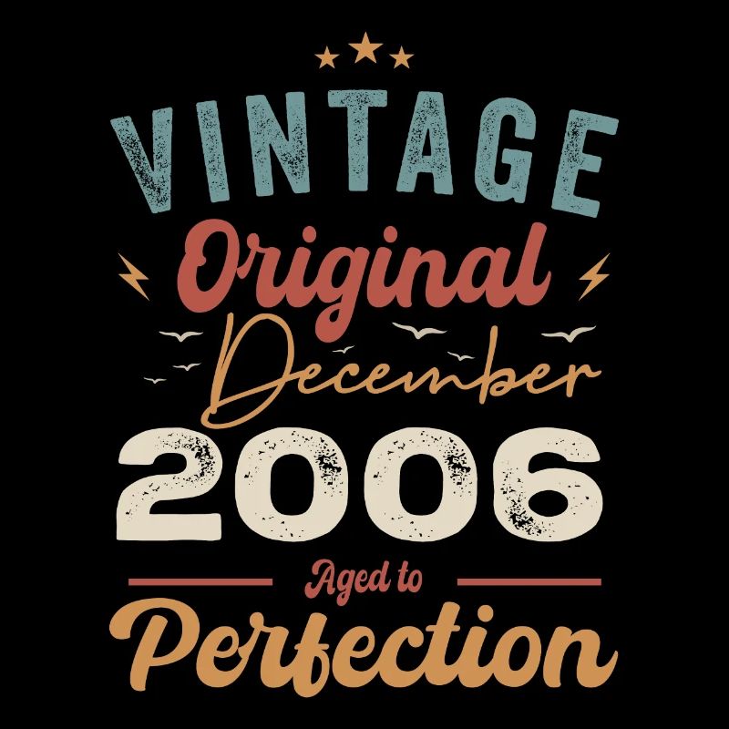 Anniversaire Vintage - Décembre 2006 - Idée cadeau
