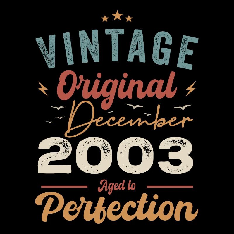 Vintage Geburtstag - Dezember 2003 - Geschenkidee