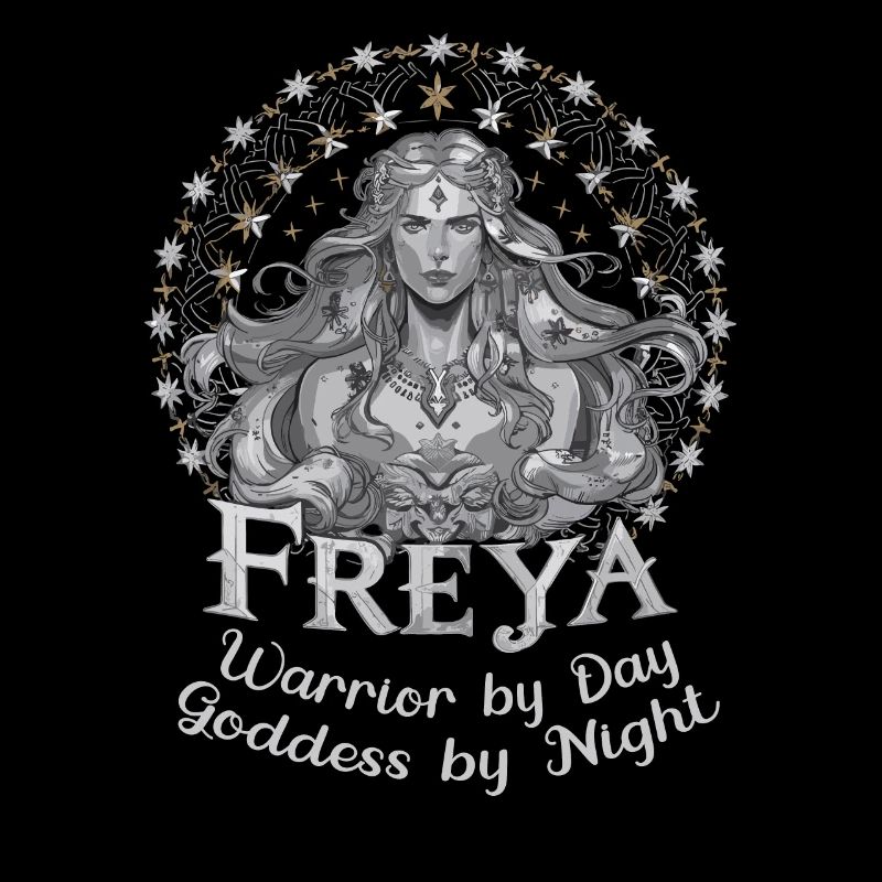 Mythical Norse Goddess Freya Legendary Artwork