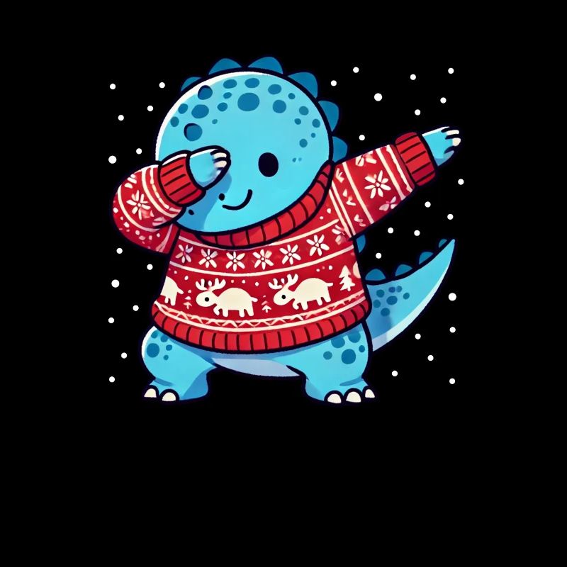 Christmas Dino Dinosaur Ugly Christmas