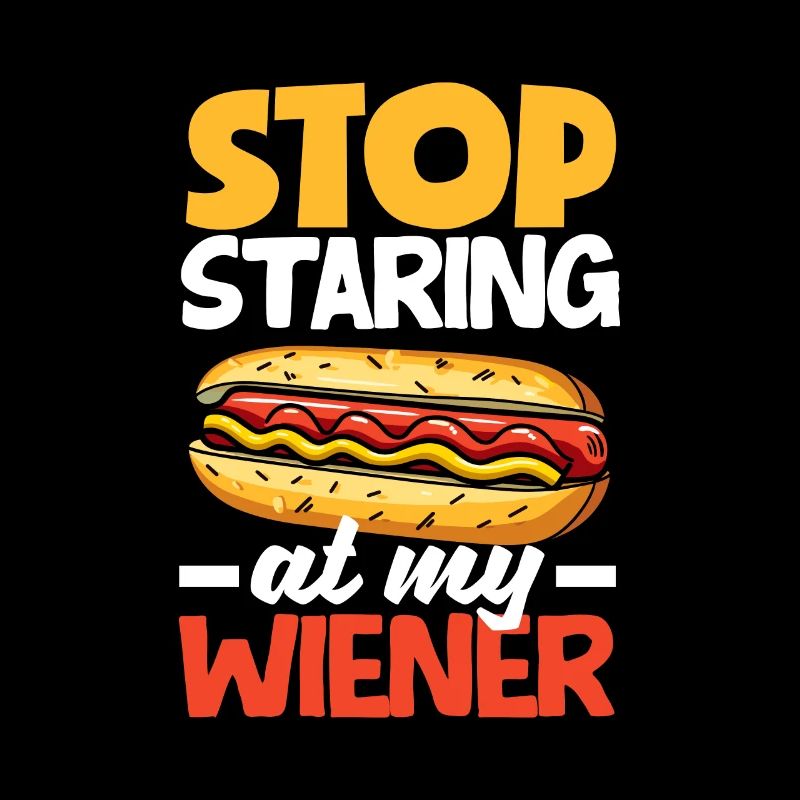 Stop staring at my hot dog