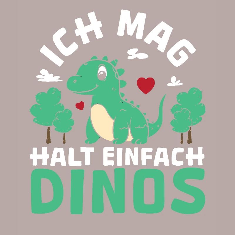 Triceratops T-Rex Velociraptor J’aime tout simplement les dinos