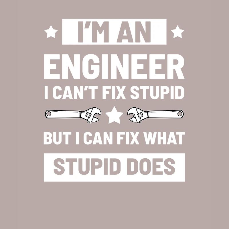 Engineer say sarcastically