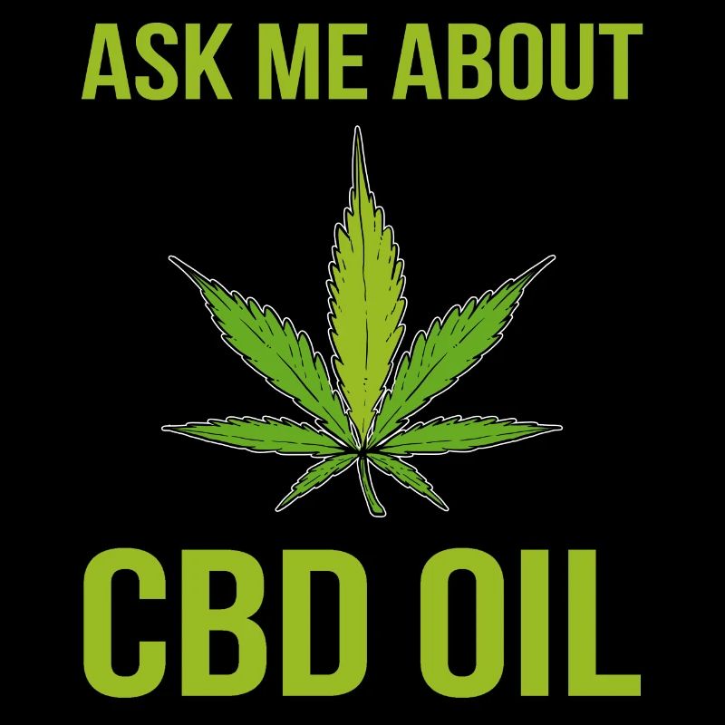 Interrogez-moi sur moi CBD Oil Cannabis Cannabis Leaf