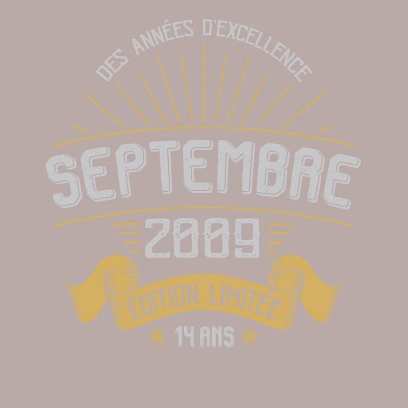 Septembre 2009 Original Idée Cadeau Anniversaire