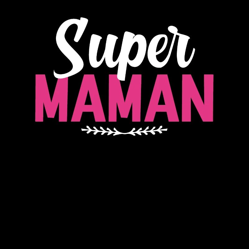 Super Maman Fleurs Rose