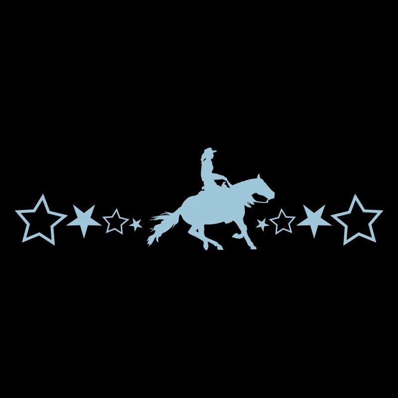 Slider-Pferd mit Sternen