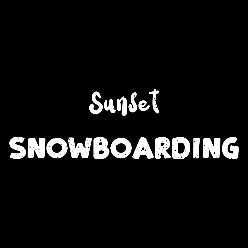 Sunset Snowboarding - Snowboarding