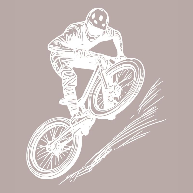 VTT avec vélo de descente