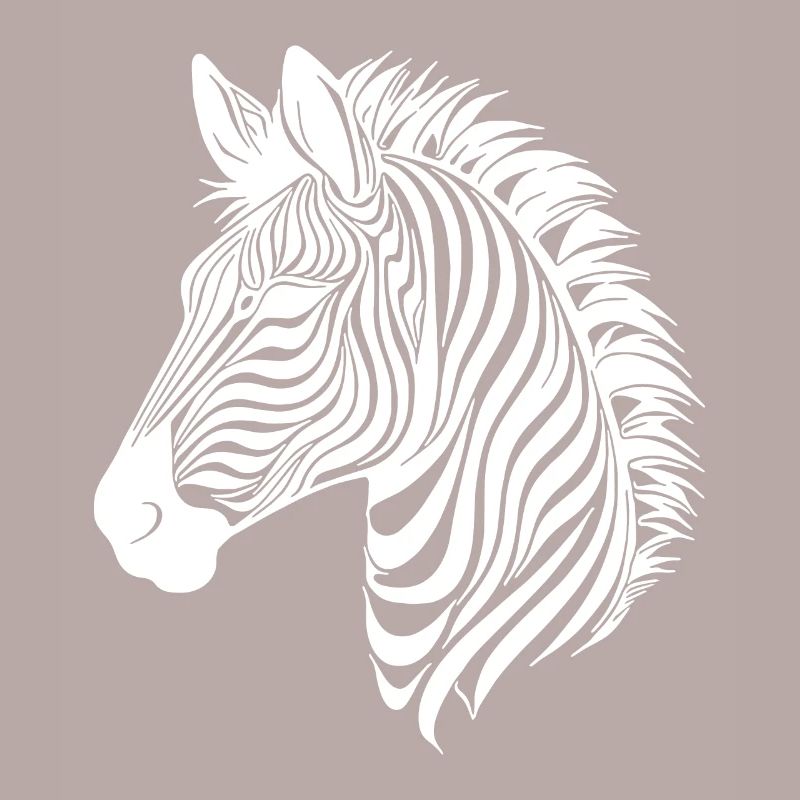 Zebra Elegant with Safari Stripe Pattern