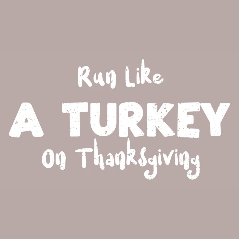 Courez comme une dinde à Thanksgiving