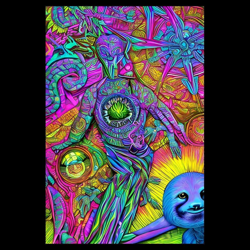 Psychedelic Sloth