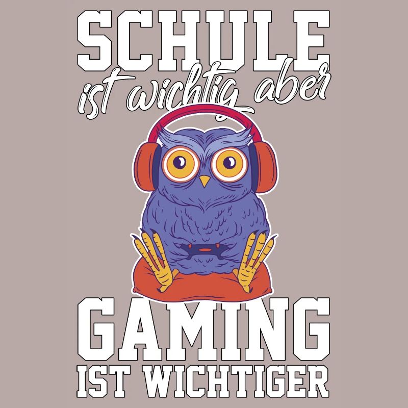 Gaming Eule - Computerspiele Videospiele Schule