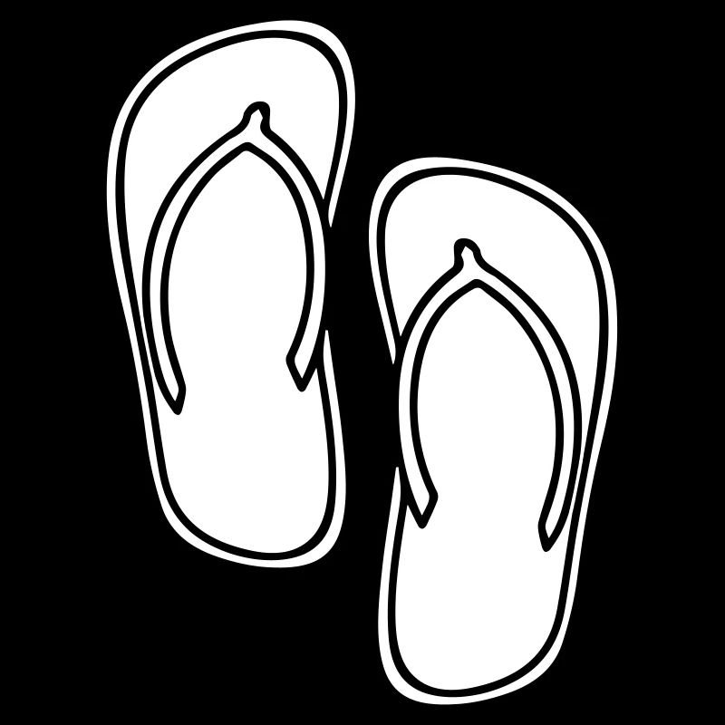 flip flops symbol icon