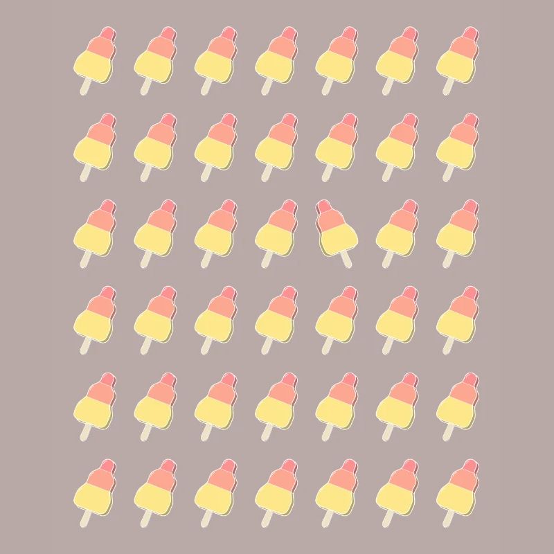 Fusées à motif de cornet de glace - OCD