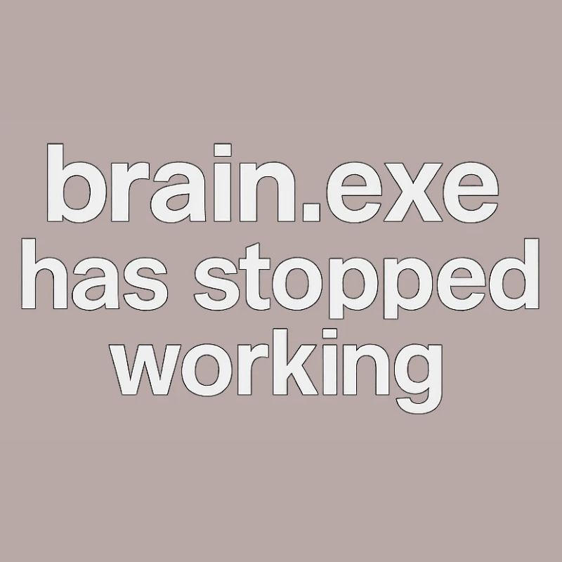 brain.exe has stopped working