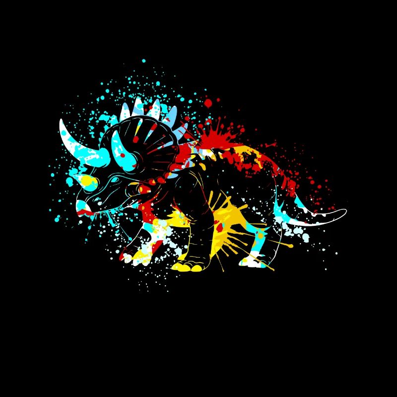 Splash art Dinosaur Triceratops