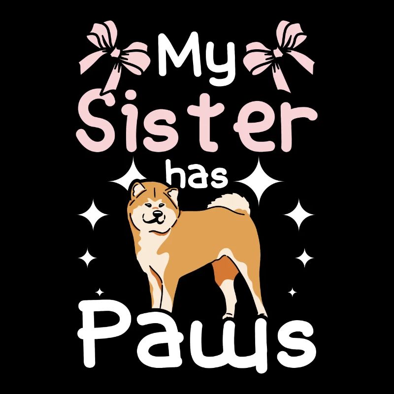 My Akita sister has paws