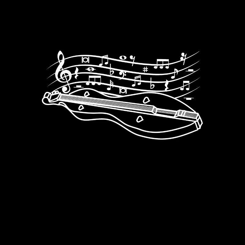 Dessin au trait Dulcimer