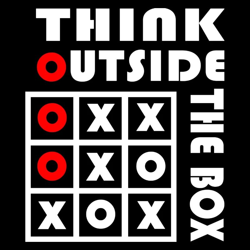 Think Outside The Box Querdenker Geek Geschenk