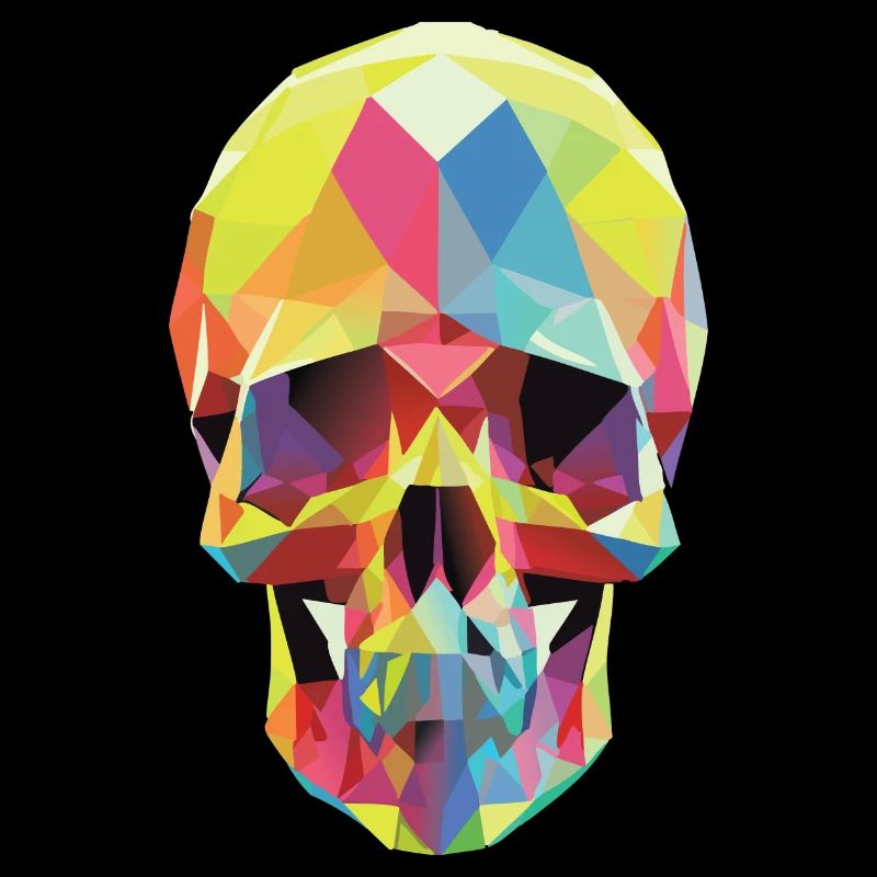 Low Poly Skull