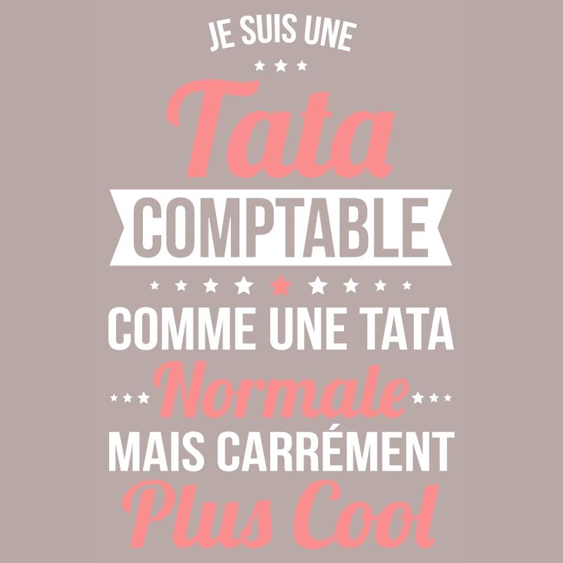 Tata comptable comme une tata normale plus cool