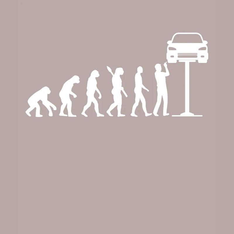 Mechaniker Evolution Auto Schrauber Geschenk
