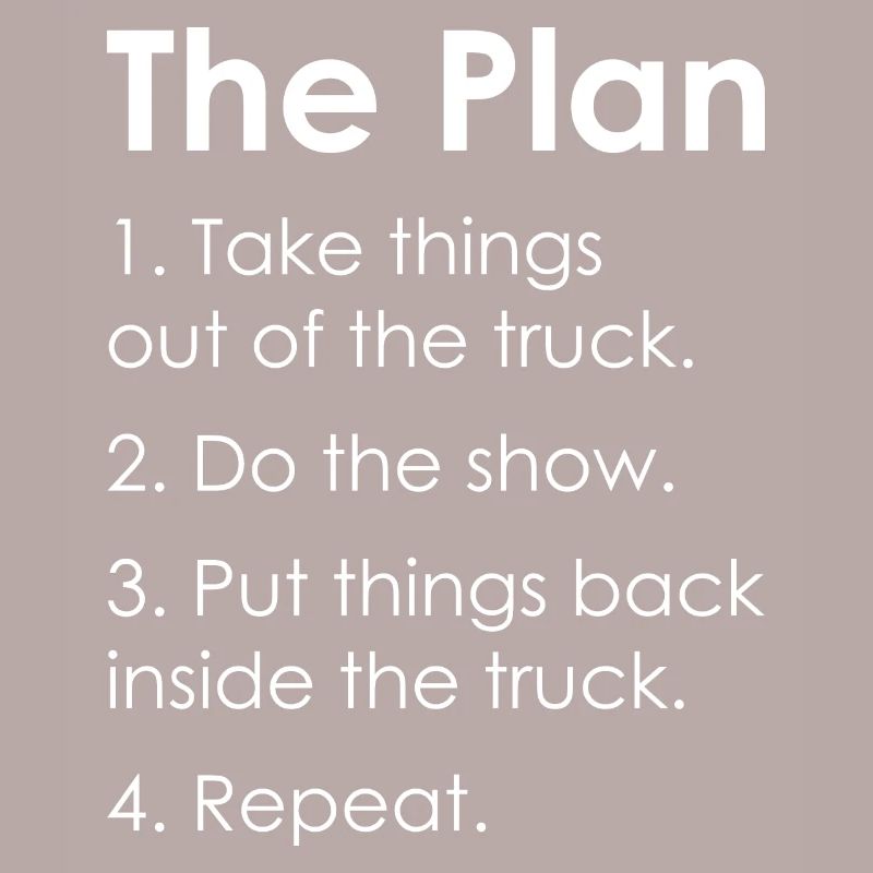 STAGEHAND CREW PLAN technicien en éclairage cadeau