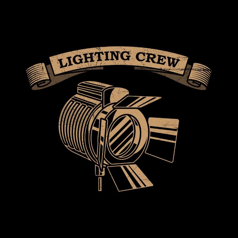 LIGHTING CREW Retro light lighting technician gift