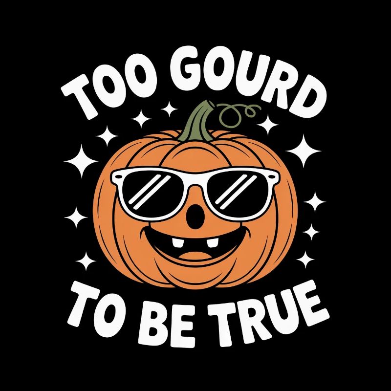 Too Gourd to Be True Halloween