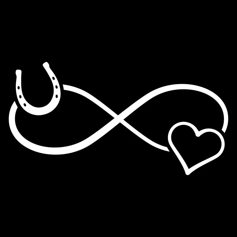 Hufeisen Herz Infinity Unendlichkeit Symbol