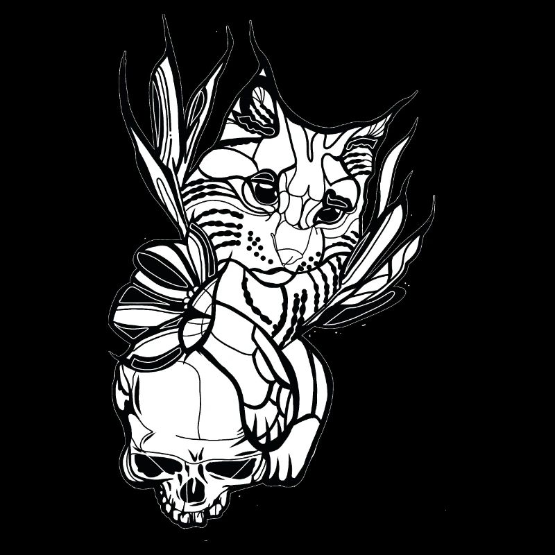 Skull // Cat