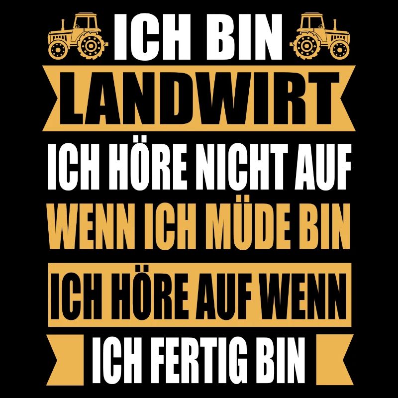 Landwirt Spruch Geschenk