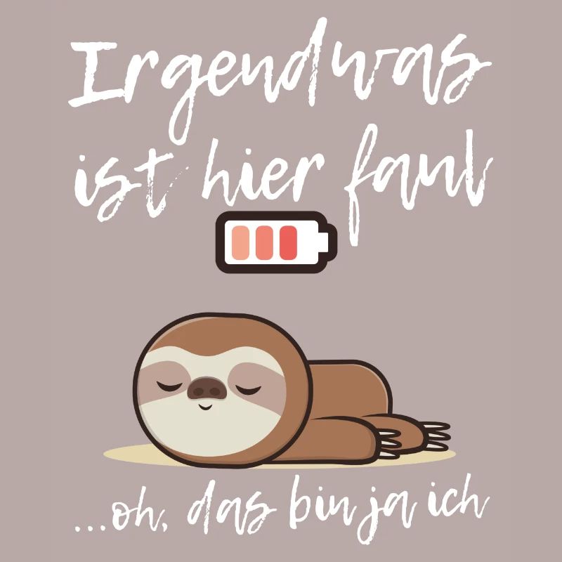 Faultier liegend Akku leer